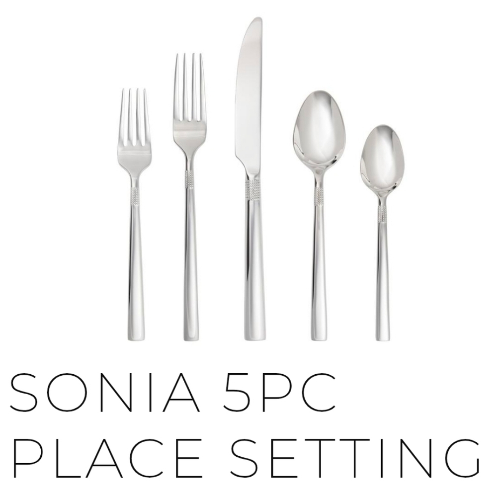 SONIA 5 Pc. Place Setting By Fortessa, Boxed, Retail Price $42.00US